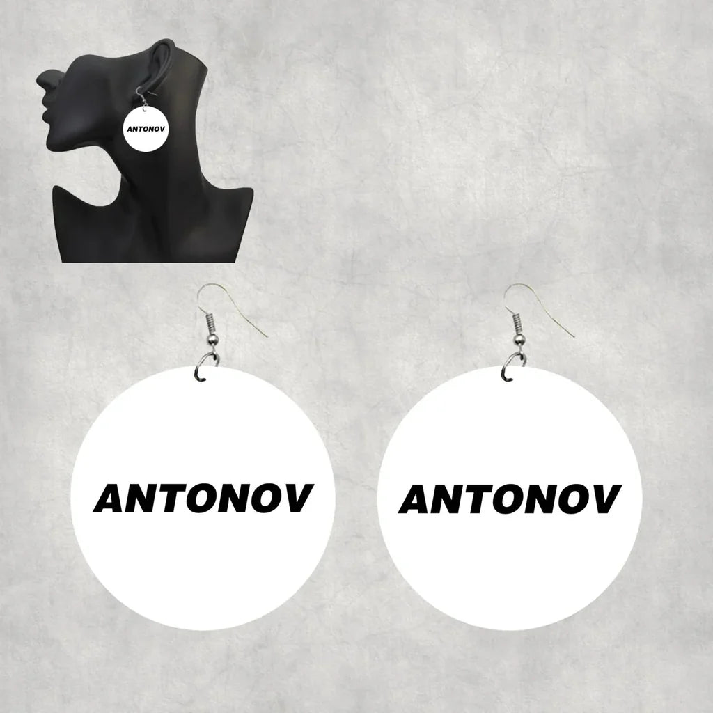 Antonov & Text Earrings - view 10