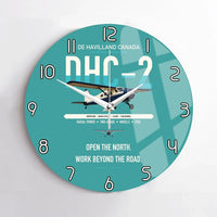 Thumbnail for DHC-2 Beaver Mk I design on turquoise no frame wall clock