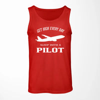 Thumbnail for Get High Every Day Sleep Tank Top - view 10