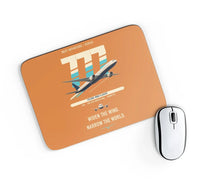 Thumbnail for Boeing 777-9 design on orange rectangle mouse pad