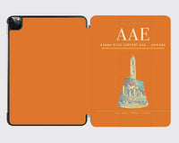 Thumbnail for Rabah Bitat Airport (AAE) design on orange ipad tablet case