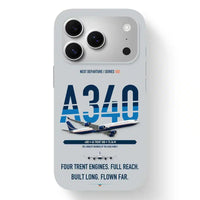 Thumbnail for Airbus A340-600 Case design on light gray iphone case
