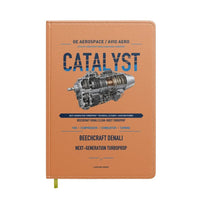 Thumbnail for CATALYST design on orange notebook
