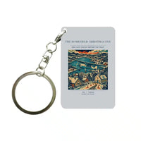 Thumbnail for VINTAGE G4449 - The Homefield Christmas Eve - Designed Key Chain design on lightgray