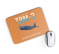 Thumbnail for TBM-3 Avenger design on orange rectangle mouse pad