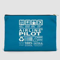 Thumbnail for Airline Pilot Label Zipper Pouch - view 10