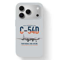 Thumbnail for C-54D Skymaster design on light gray magsafe iphone case, for iPhone 17 Pro
