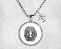 Thumbnail for Aviation Finger Print Necklace - view 10