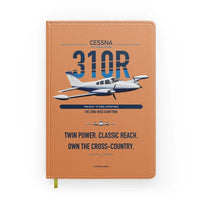 Thumbnail for Cessna 310R design on orange notebook