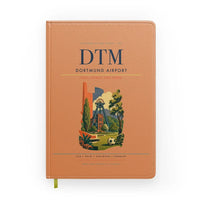 Thumbnail for Dortmund Airport (DTM) design on orange notebook