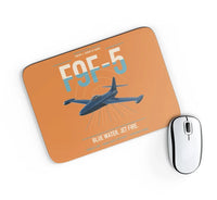 Thumbnail for F9F-5 Panther design on orange rectangle mouse pad