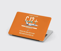 Thumbnail for Cessna Citation CJ2+ design on orange MacBook case
