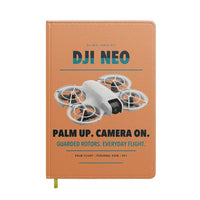 Thumbnail for DJI Neo design on orange notebook
