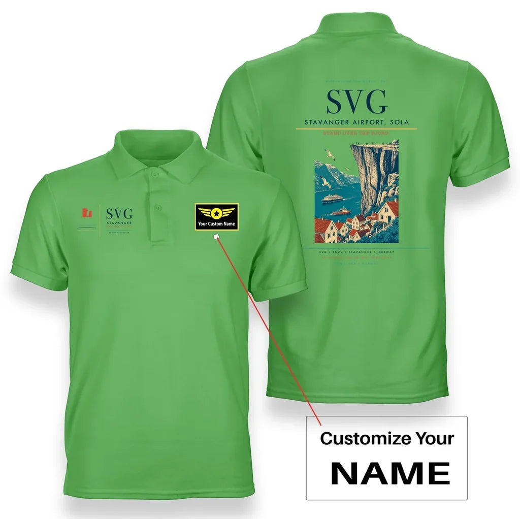 Stavanger Airport, Sola SVG Light Green+Name