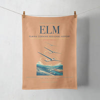 Thumbnail for Elmira Corning Regional Airport (ELM) design on orange towel