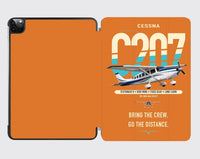 Thumbnail for Cessna T207A Stationair 8 design on orange ipad tablet case