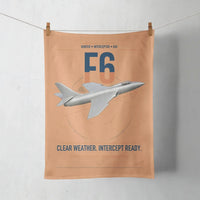 Thumbnail for Hawker Hunter F6 design on orange towel