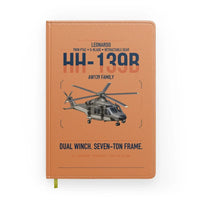 Thumbnail for Leonardo HH-139B design on orange notebook