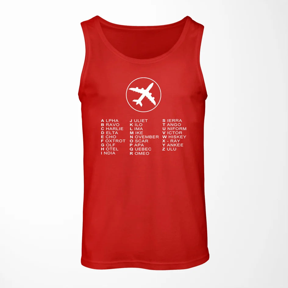 Aviation Alphabet Tank Top - view 10