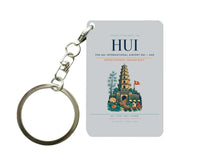 Thumbnail for Phu Bai International Airport HUI — Hue Key Chain design on light gray key chain
