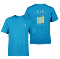 Thumbnail for Buenos Aires Airport (EZE) design printed on turquoise double-side t-shirt