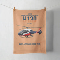 Thumbnail for Airbus H130 design on orange towel