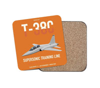Thumbnail for T-38C Talon design on orange 1 piece coaster