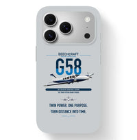 Thumbnail for Beechcraft Baron G58 design on light gray magsafe iphone case, for iPhone 17 Pro