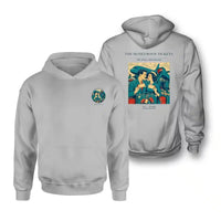 Thumbnail for VINTAGE G4227 - The Honeymoon Tickets - Double-Side Hoodie design on lightgray double side