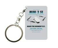 Thumbnail for DJI Mini 2 SE Key Chain design on light gray key chain