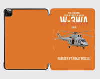 Thumbnail for PZL-Świdnik W-3WA Sokół design on orange ipad tablet case