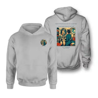 Thumbnail for VINTAGE G4305 - The Powder Room At Altitude - Double-Side Hoodie design on lightgray double side