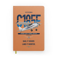 Thumbnail for Cessna A185F Skywagon design on orange notebook