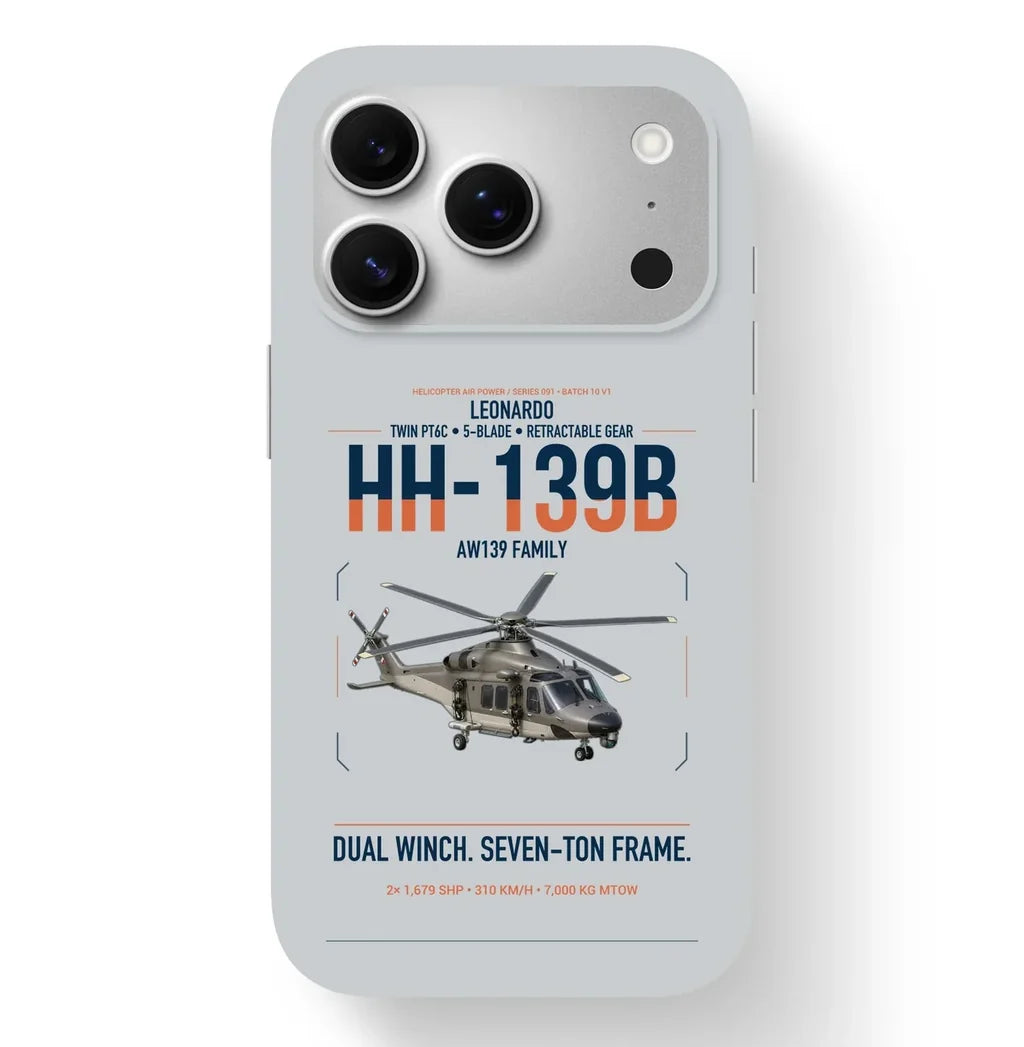 Leonardo HH-139B design on light gray magsafe iphone case, for iPhone 17 Pro
