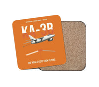Thumbnail for KA-3B Skywarrior design on orange 1 piece coaster