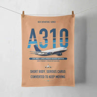 Thumbnail for Airbus A310-200P2F design on orange towel