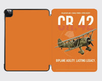 Thumbnail for Fiat CR.42 Falco design on orange ipad tablet case