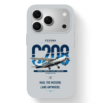 Thumbnail for Cessna 208 Caravan design on light gray magsafe iphone case, for iPhone 17 Pro