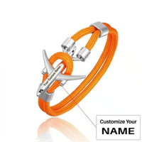 Thumbnail for Customisable Airplane Shape Bracelet - view 21
