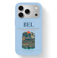 Thumbnail for Belem Airport (BEL) design on light blue iPhone 17 Pro MagSafe case