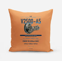Thumbnail for V2500-A5 design on orange pillow