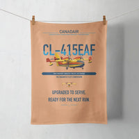 Thumbnail for Canadair CL-415EAF design on orange towel