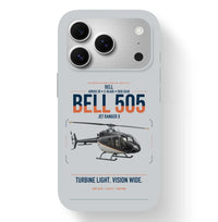 Thumbnail for Bell 505 Jet Ranger X design on light gray magsafe iphone case, for iPhone 17 Pro