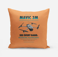 Thumbnail for DJI Mavic 3 Multispectral design on orange pillow