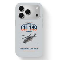 Thumbnail for Leonardo CH-149 Cormorant design on light gray magsafe iphone case, for iPhone 17 Pro