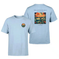 Thumbnail for VINTAGE G4079 - The Last Flying Boat - Double-Side T-Shirt design on lightblue double side t shirt