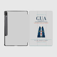 Thumbnail for Aeropuerto Internacional La Aurora (GUA) design on light gray samsung tablet tablet case