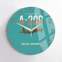 Thumbnail for A-20G Havoc design on turquoise no frame wall clock