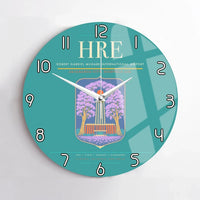 Thumbnail for Robert Gabriel Mugabe International Airport (HRE) design on turquoise no frame wall clock