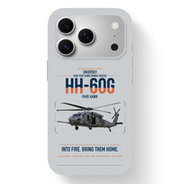 Thumbnail for Sikorsky HH-60G Pave Hawk design on light gray magsafe iphone case, for iPhone 17 Pro
